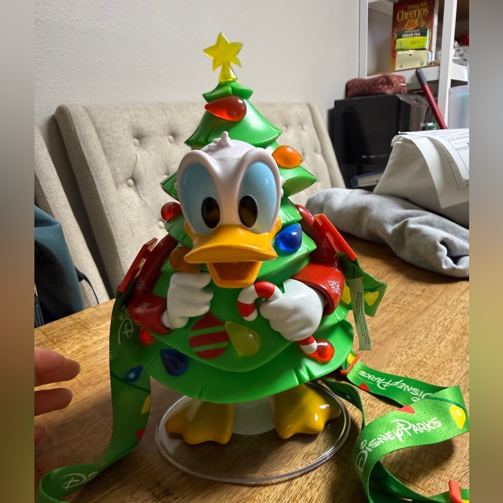 Disney Parks Donald Duck Christmas Tree Sipper
